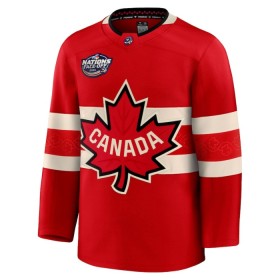 Kanada Dresy Personalizované 4 Nations Face Off 2025 Fanatics Premium Červené - Pánské